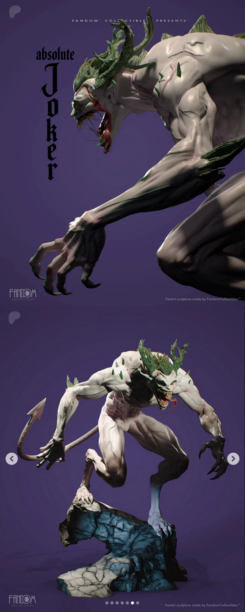 JOKER ABSOLUTE STL model for 3D printing