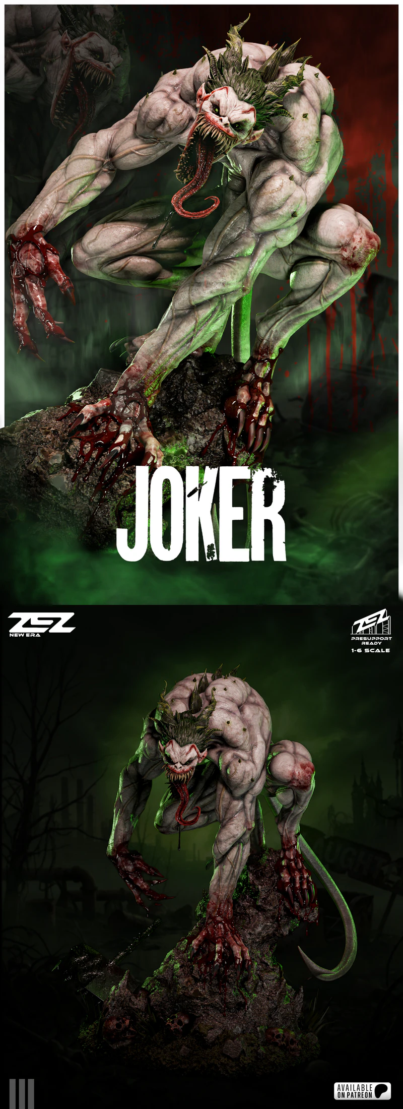 JOKER ABSOLUTE STL model for 3D printing