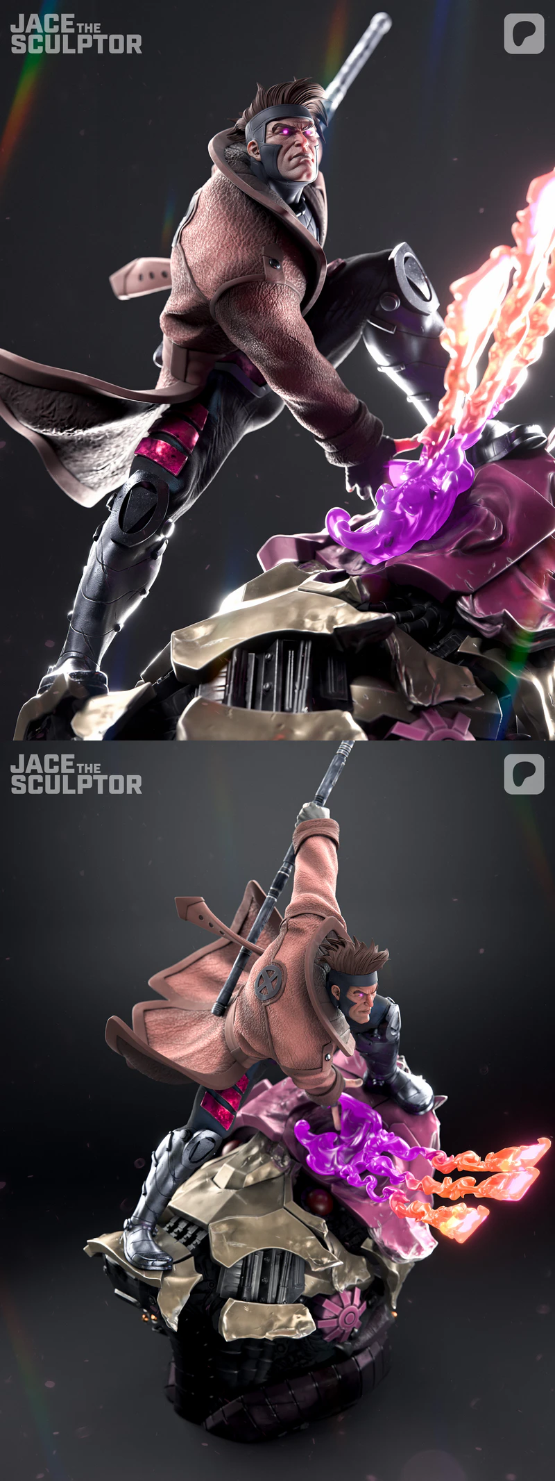 Gambit STL model for 3D printing