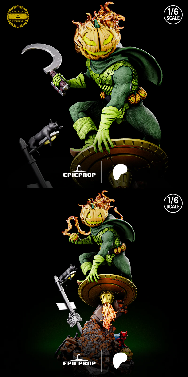 Spooky Jack O’Lantern STL Figure for 3D Printing STL model for 3D printing