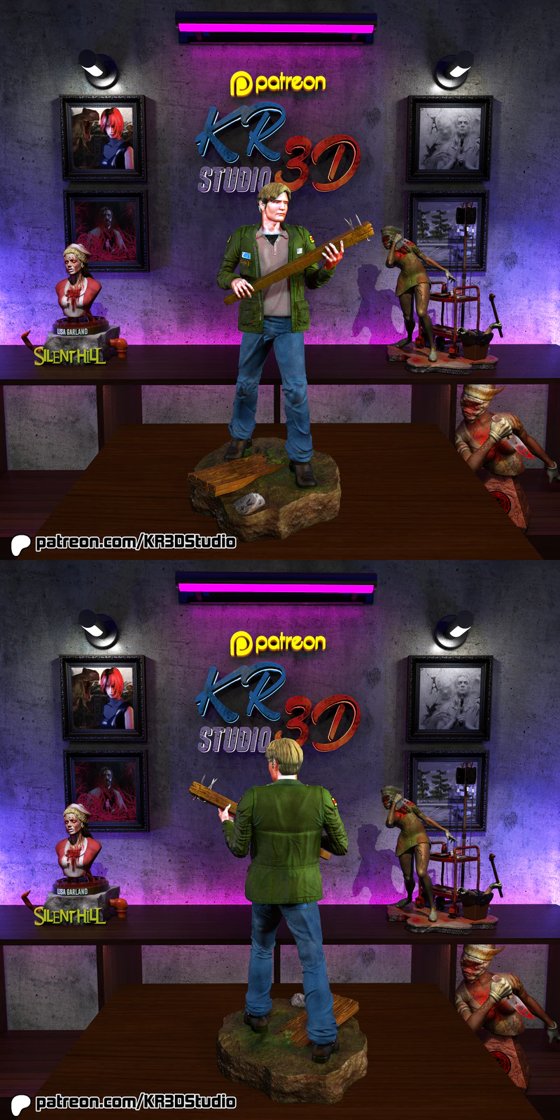 James Sunderland – Silent Hill 2 STL File for 3D Printing STL model for 3D printing