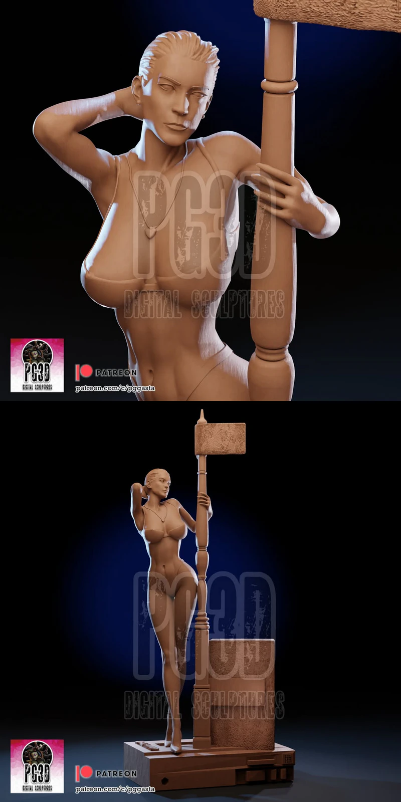 Jamie Lee Curtis – True Lies STL model for 3D printing