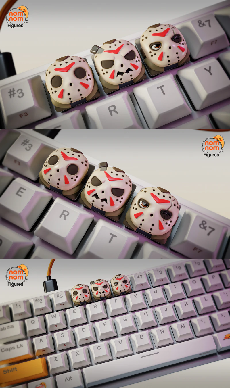 Jason Vorhees Keycaps STL file for 3D Printing STL model for 3D printing