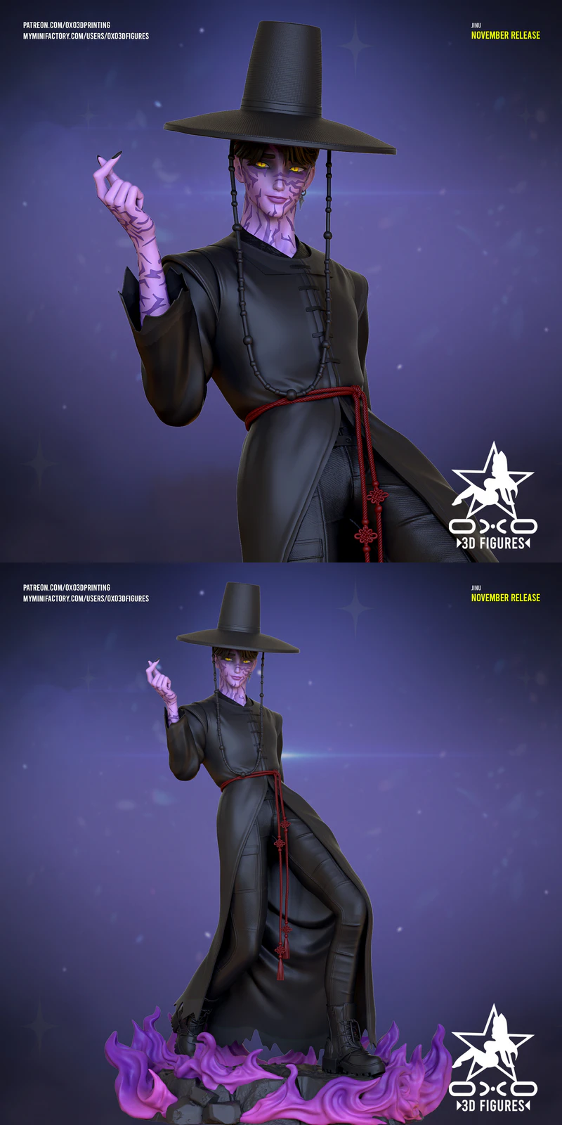 Jinu Saja Boys Demon Hunter 3D Printable STL File STL model for 3D printing