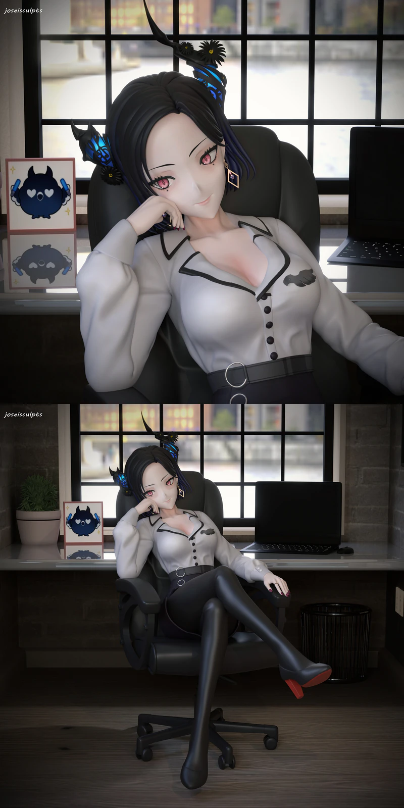 Nerissa Ravencroft STL model for 3D printing