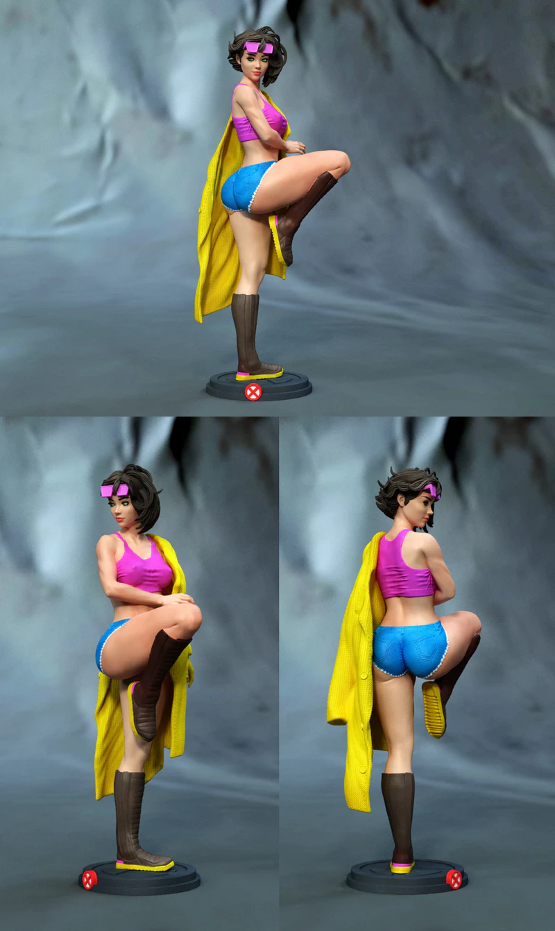Jubilee – Inspired by Classic Superhero Comics STL model for 3D printing