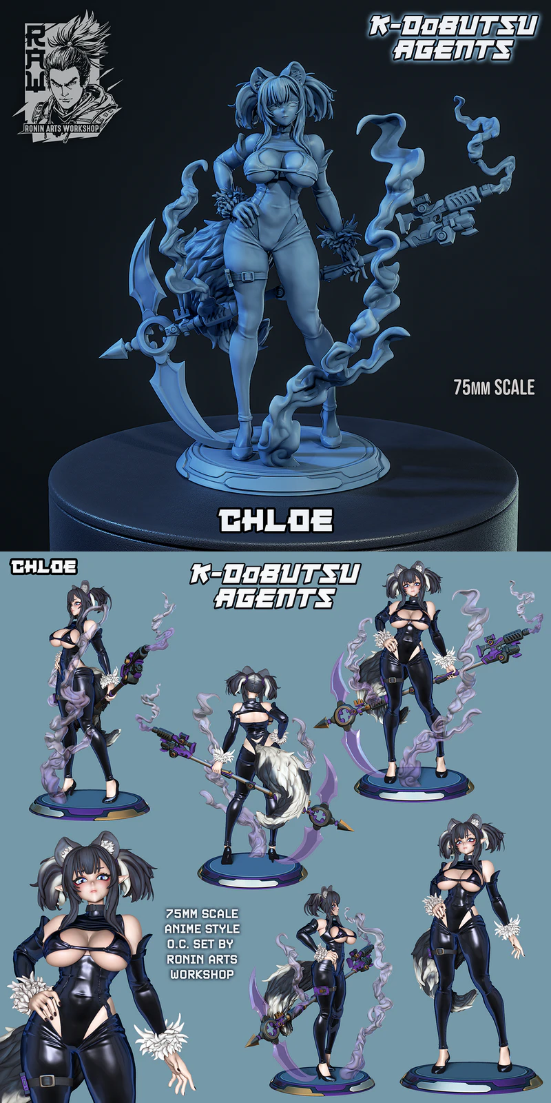 K-Dobutsu – Chloe STL model for 3D printing