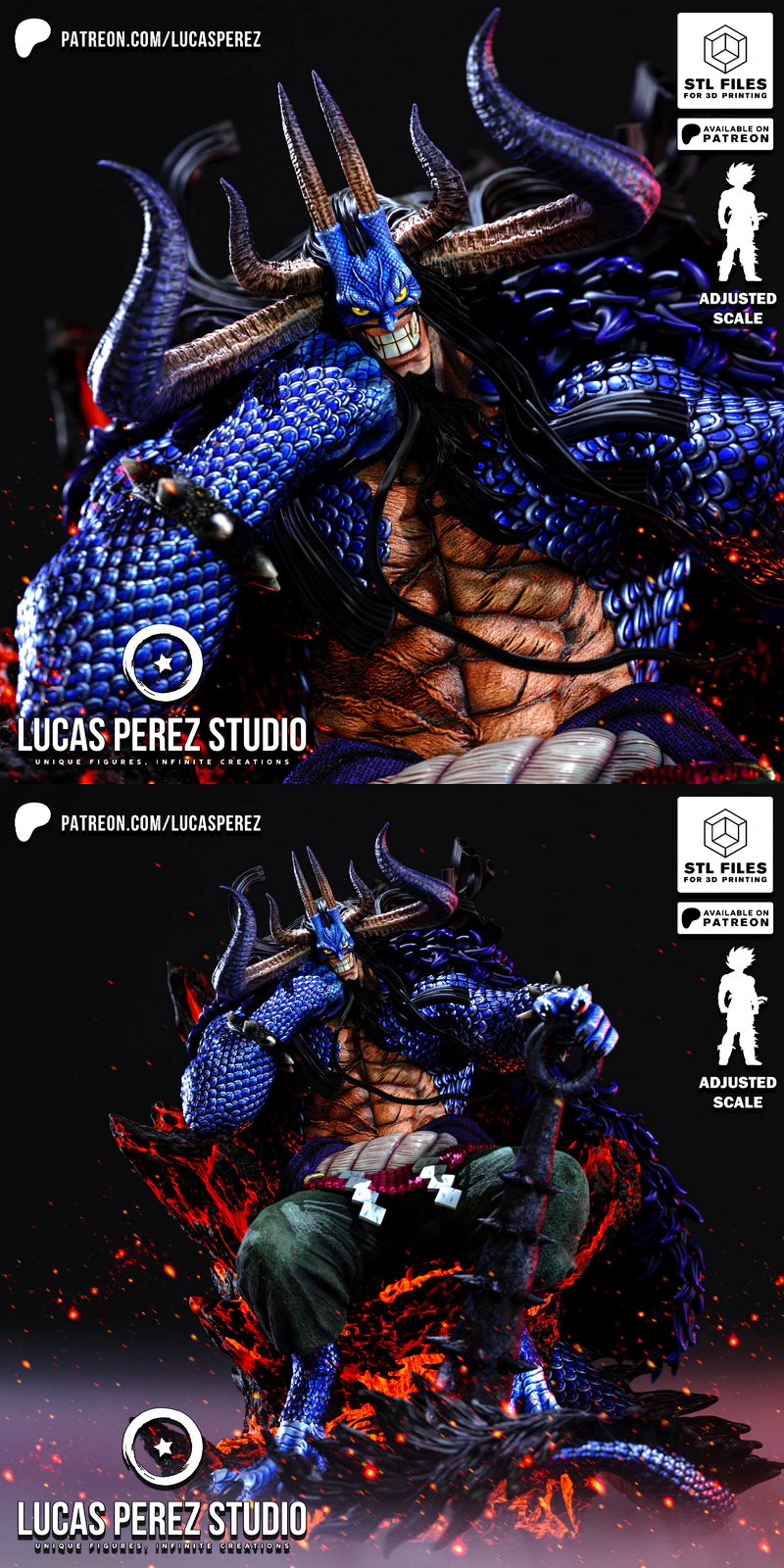 KAIDO – King of Beasts 3D Printable STL Model STL model for 3D printing