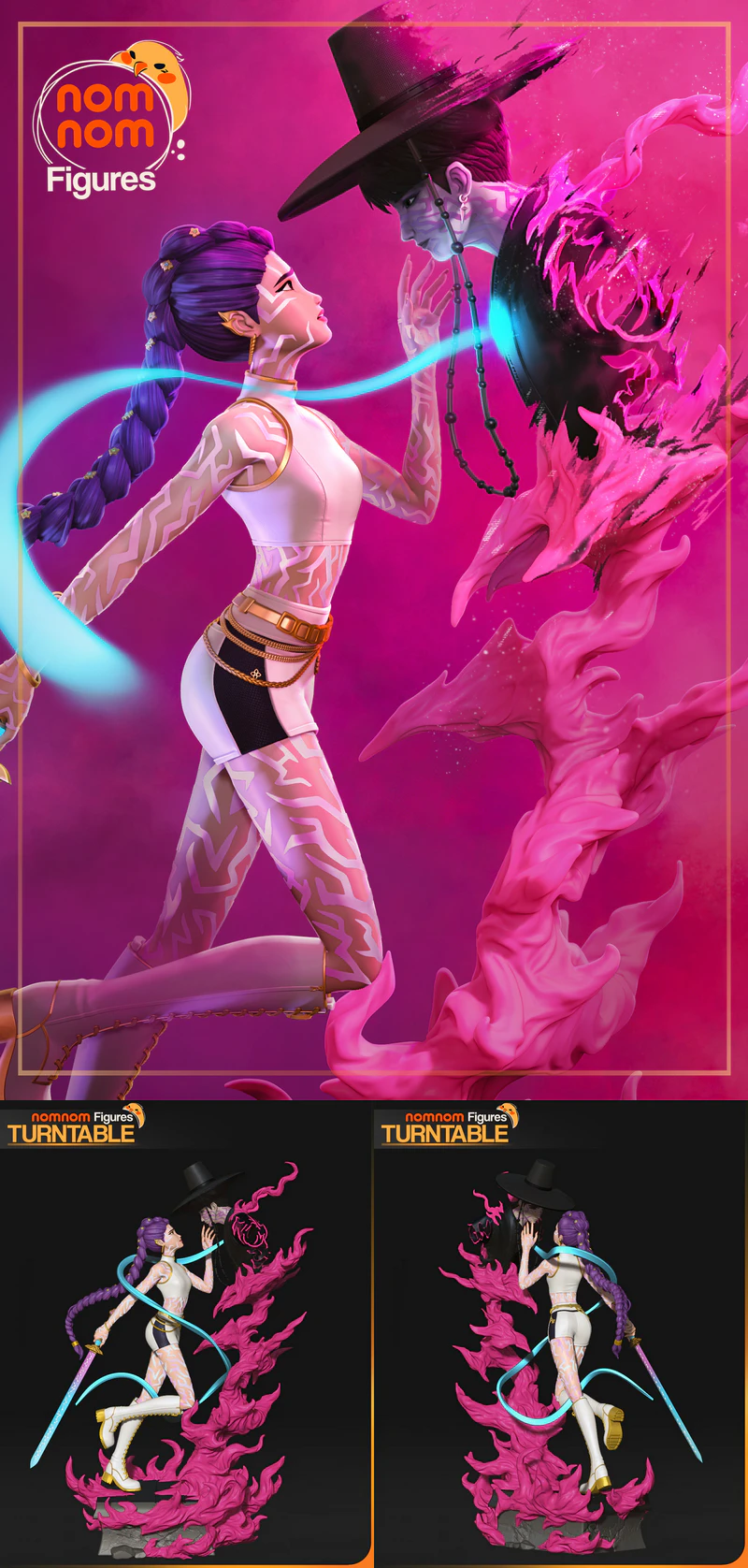 KPop Demon Hunter Rumi STL Figure for 3D Printer STL model for 3D printing