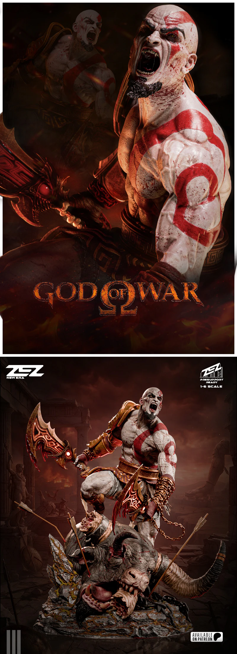 Kratos – Inspired by Mythic War Legends STL model for 3D printing
