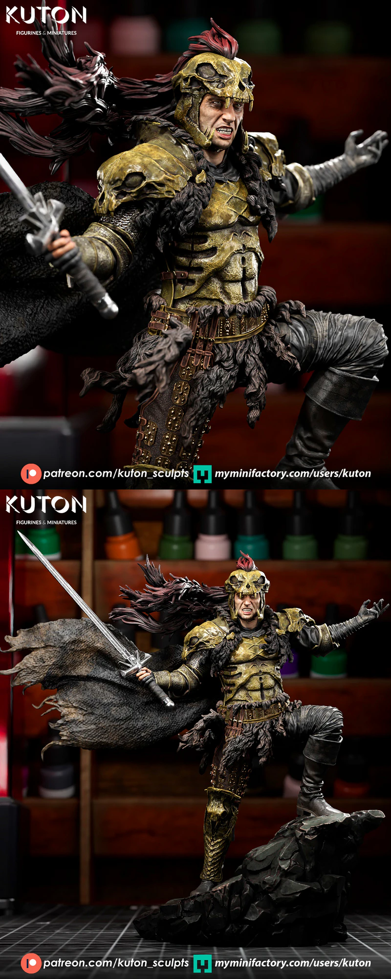 KURGAN 3D Printable STL Miniature Model STL model for 3D printing