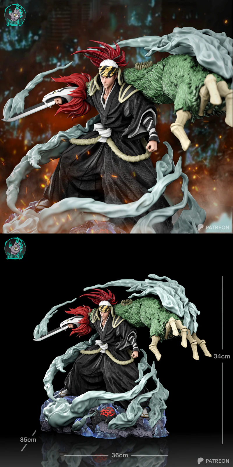Renji Bankai STL File STL model for 3D printing