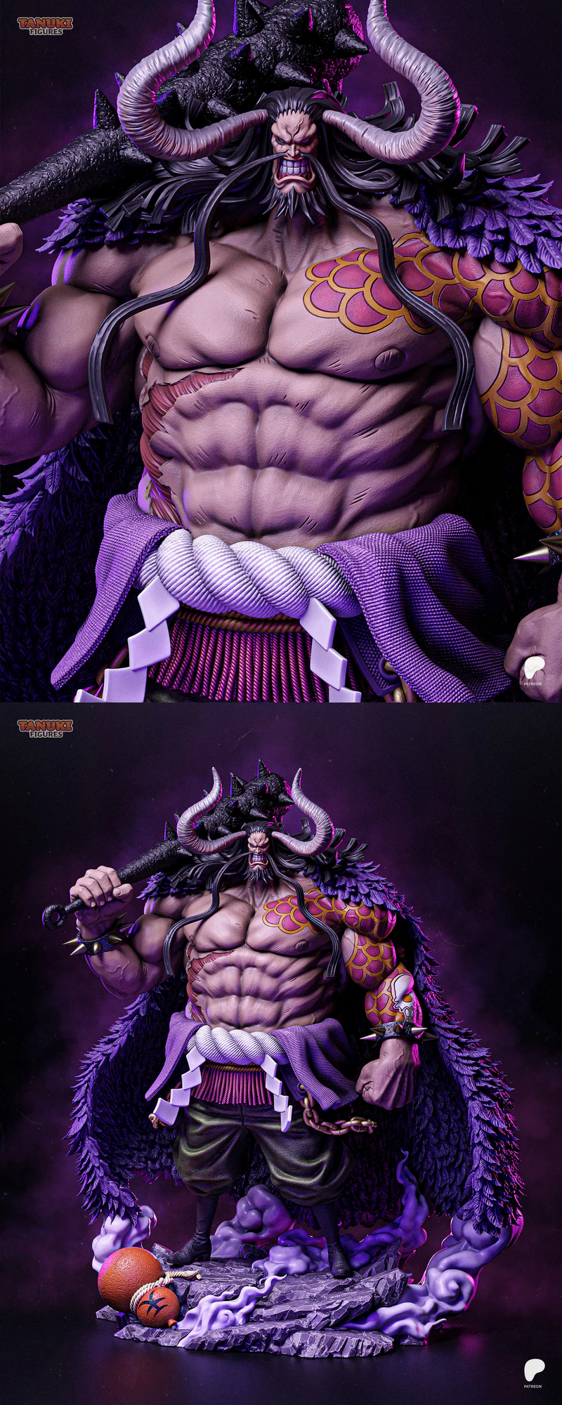 Kaido One Piece Fullsize STL Model for 3D Printing STL model for 3D printing