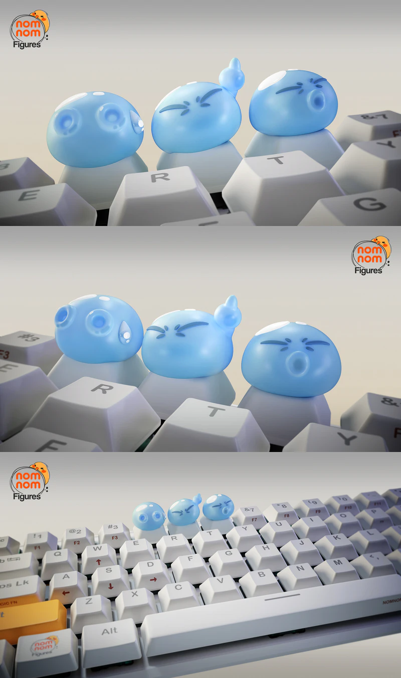 Slime Keycaps 3D Printable STL File for Keyboards STL model for 3D printing