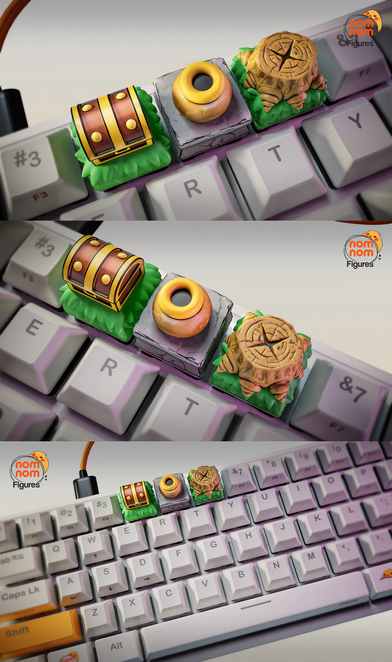 Zelda Link to the Past 1 3D Printable STL Keycaps STL model for 3D printing