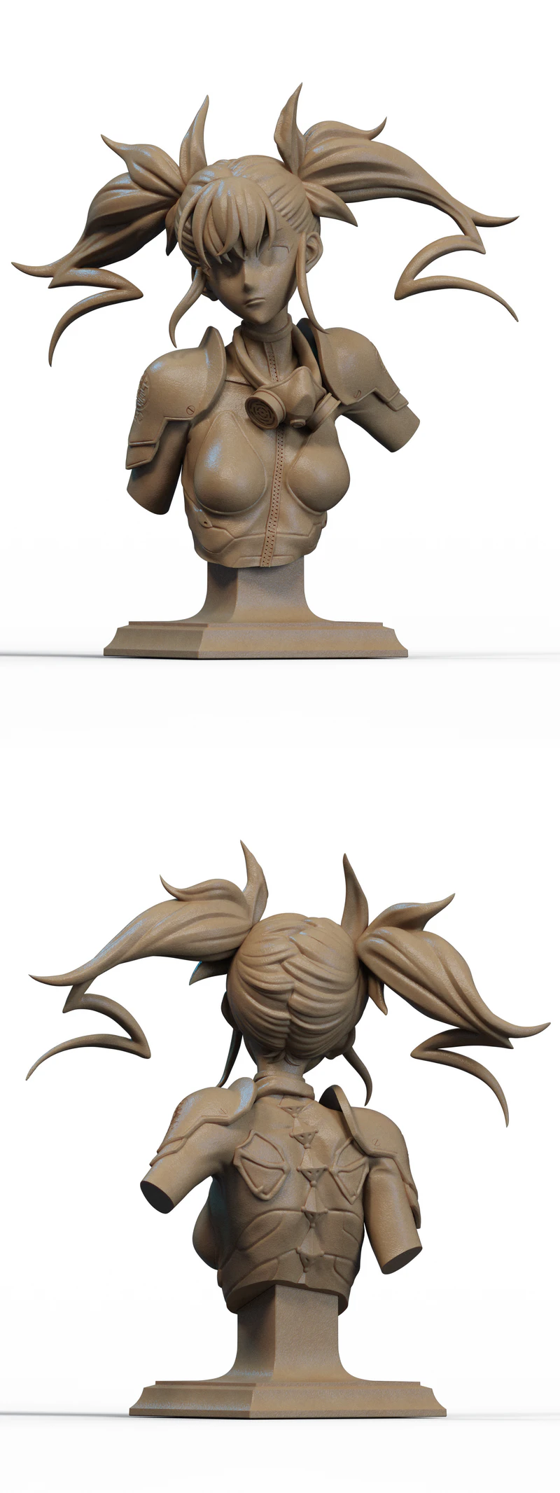 Kikoru Shinomiya 3D Printable Bust STL File STL model for 3D printing