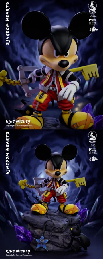 King Mickey STL model for 3D printing