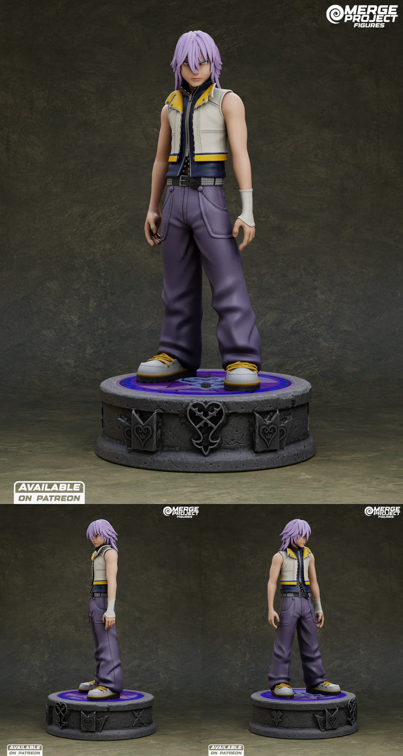 Riku from Kingdom Hearts 3D Printable STL Figure STL model for 3D printing