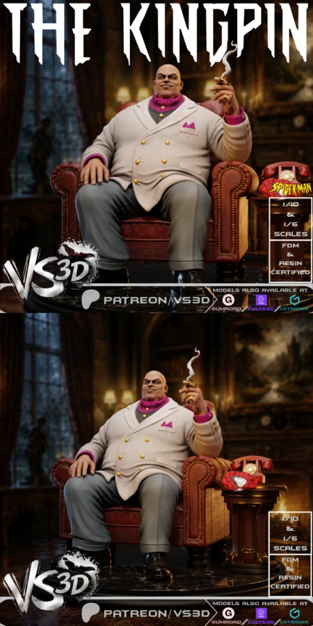 Kingpin – Spider-Man TAS STL model for 3D printing