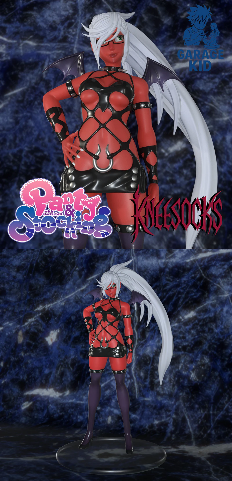 Kneesocks – Inspired by Panty & Stocking STL model for 3D printing
