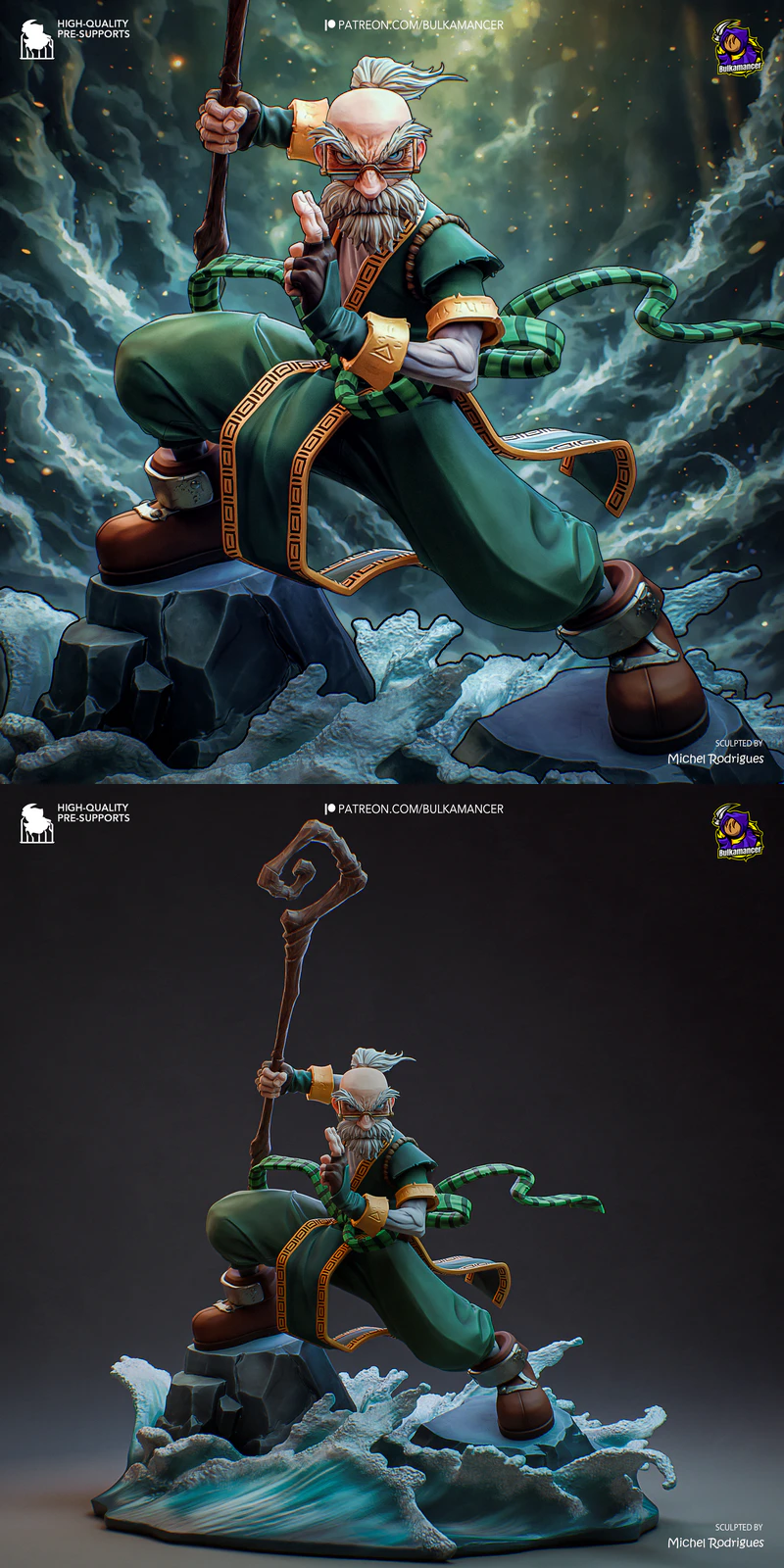 Knolan – Battle Chasers STL Figure for 3D Printer STL model for 3D printing