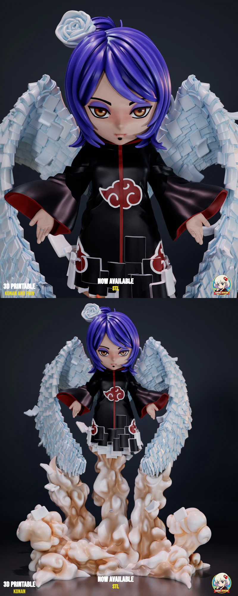 Konan STL File for 3D Printer – Fantasy Miniature STL model for 3D printing