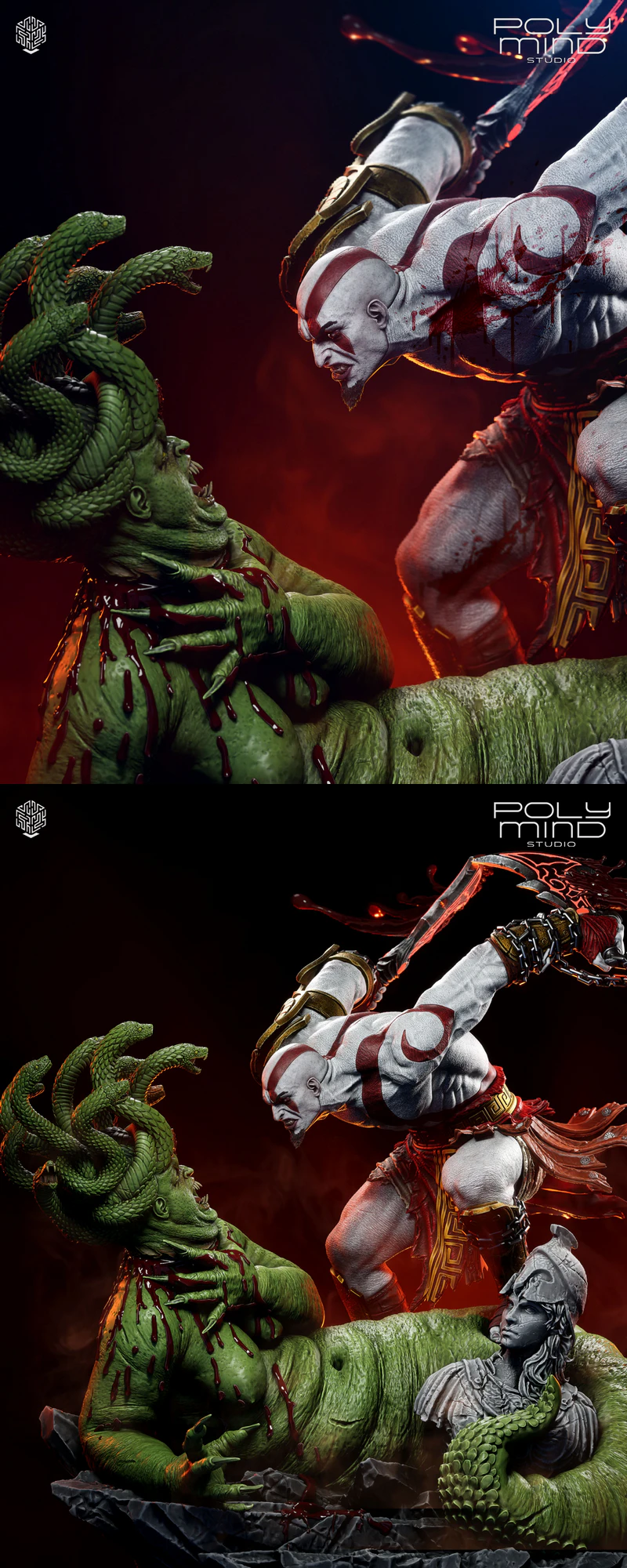 Kratos STL model for 3D printing