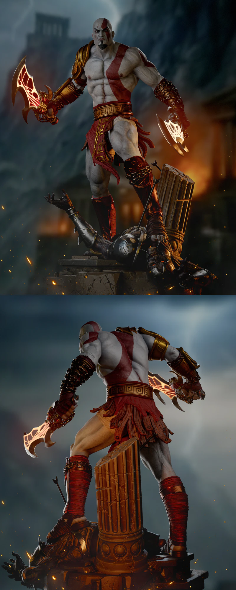Kratos STL model for 3D printing