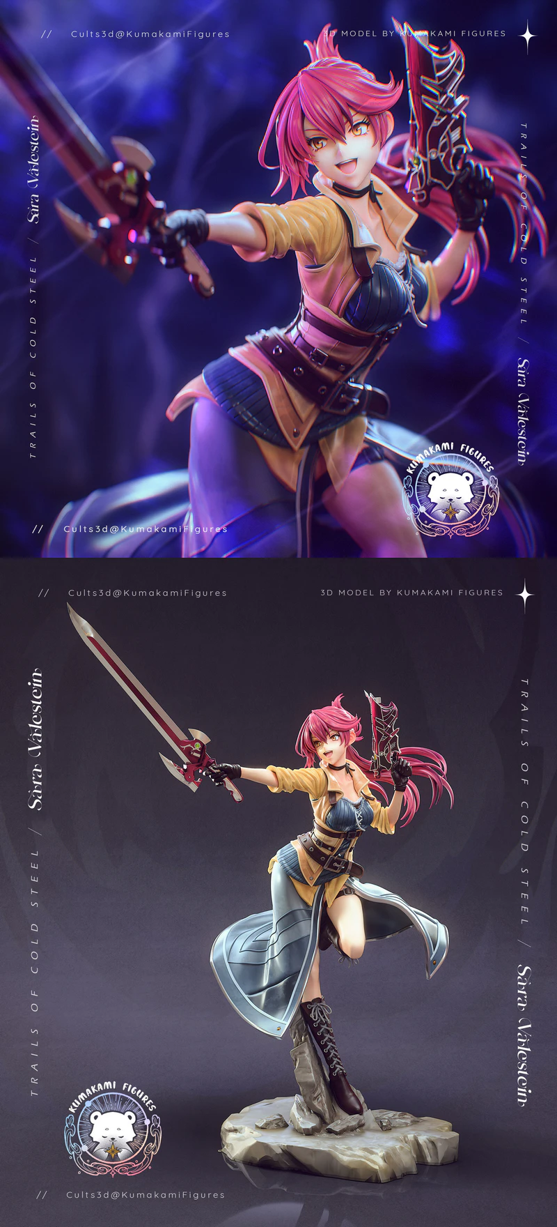Sara Valestine STL model for 3D printing