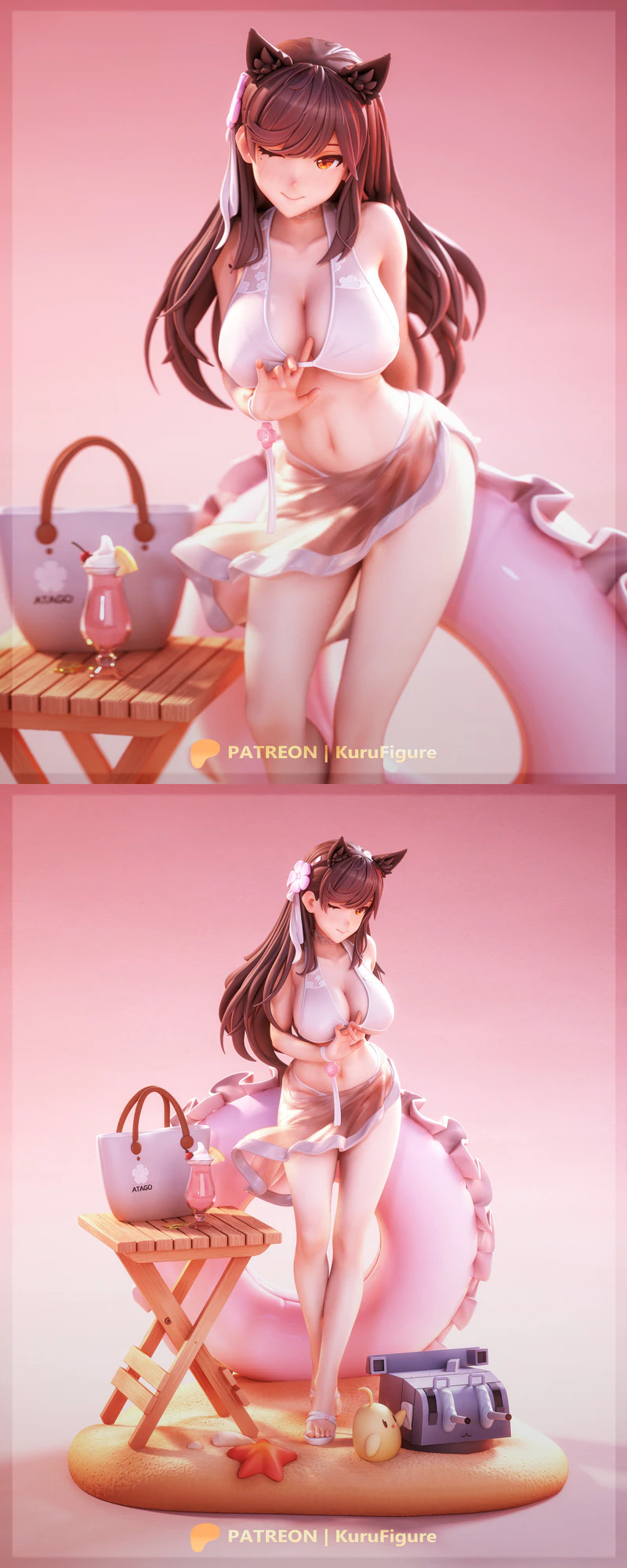 Atago Summer – Azur Lane STL model for 3D printing