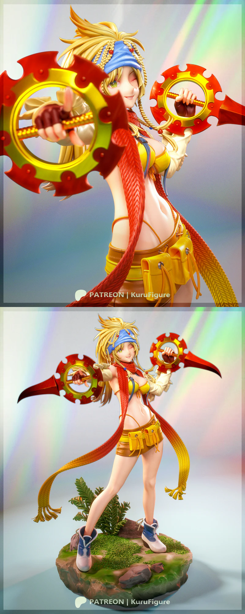 Rikku – Final Fantasy X-2 STL model for 3D printing