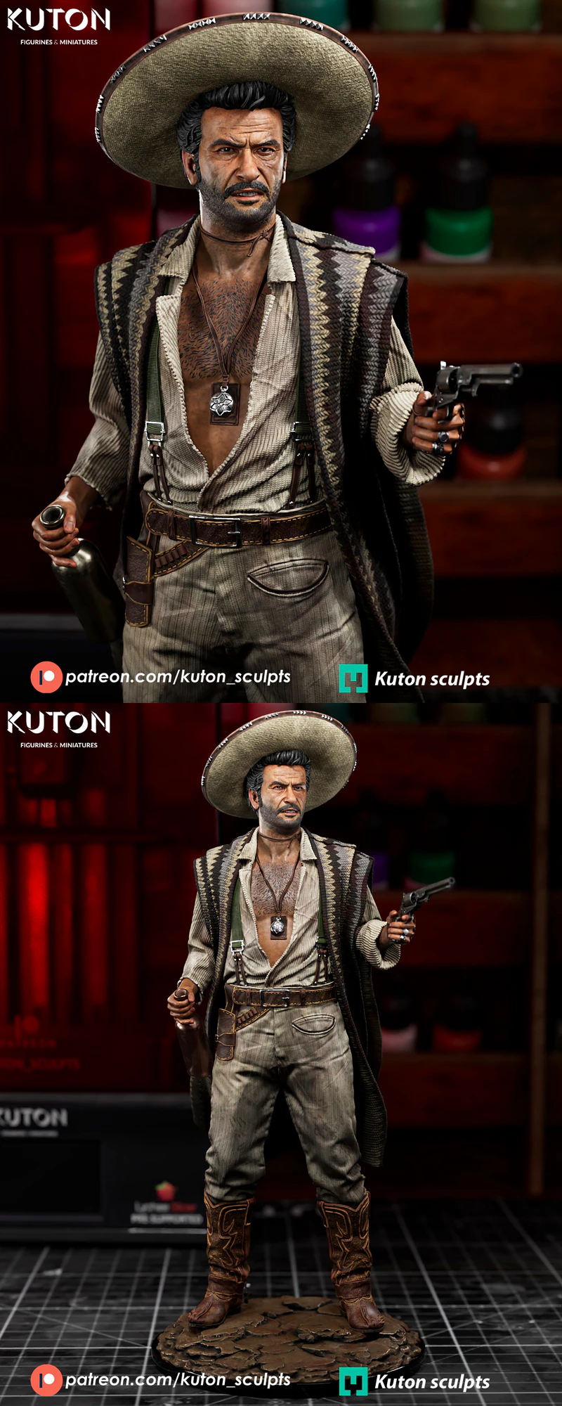 Tuco Ramirez 3D Printable STL Figure STL model for 3D printing