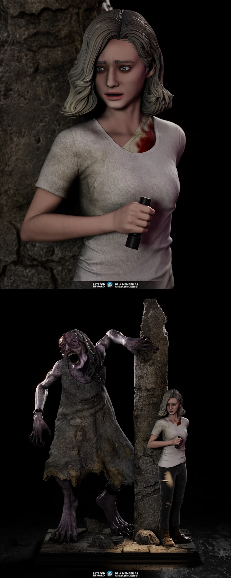The Girl – Resident Evil Requiem STL model for 3D printing