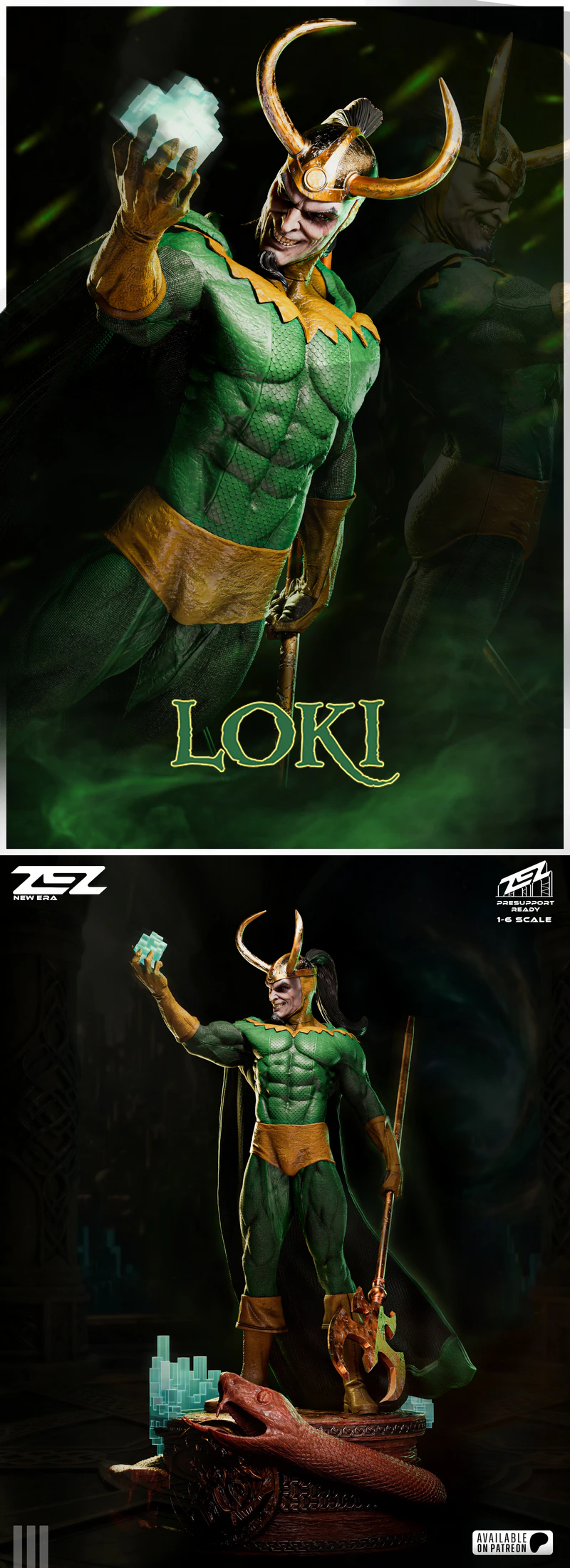 LOKI MUSEUM STL model for 3D printing