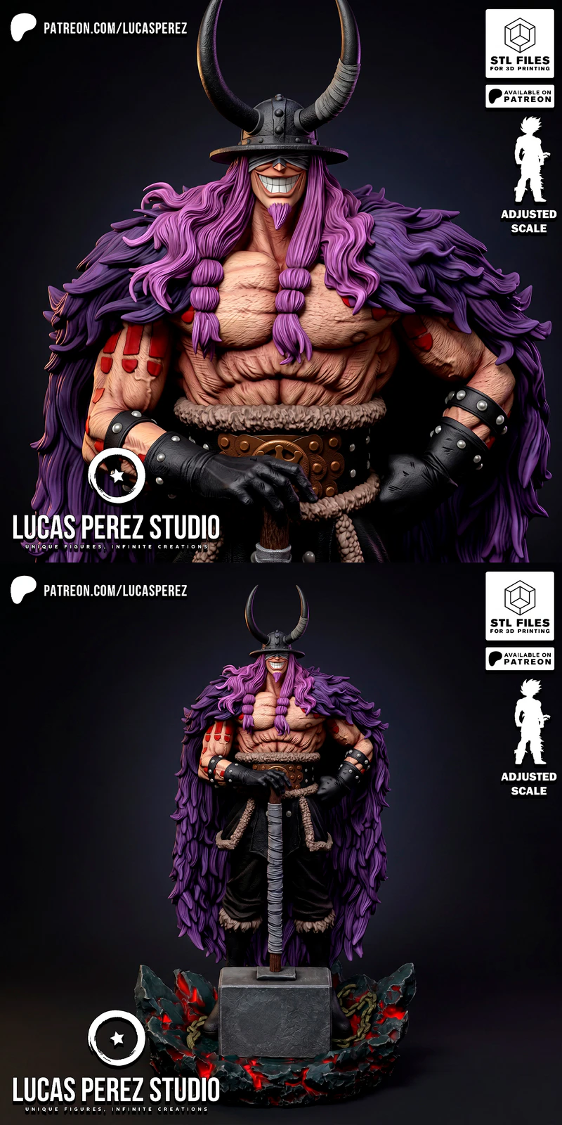 LOKI – One Piece STL model for 3D printing