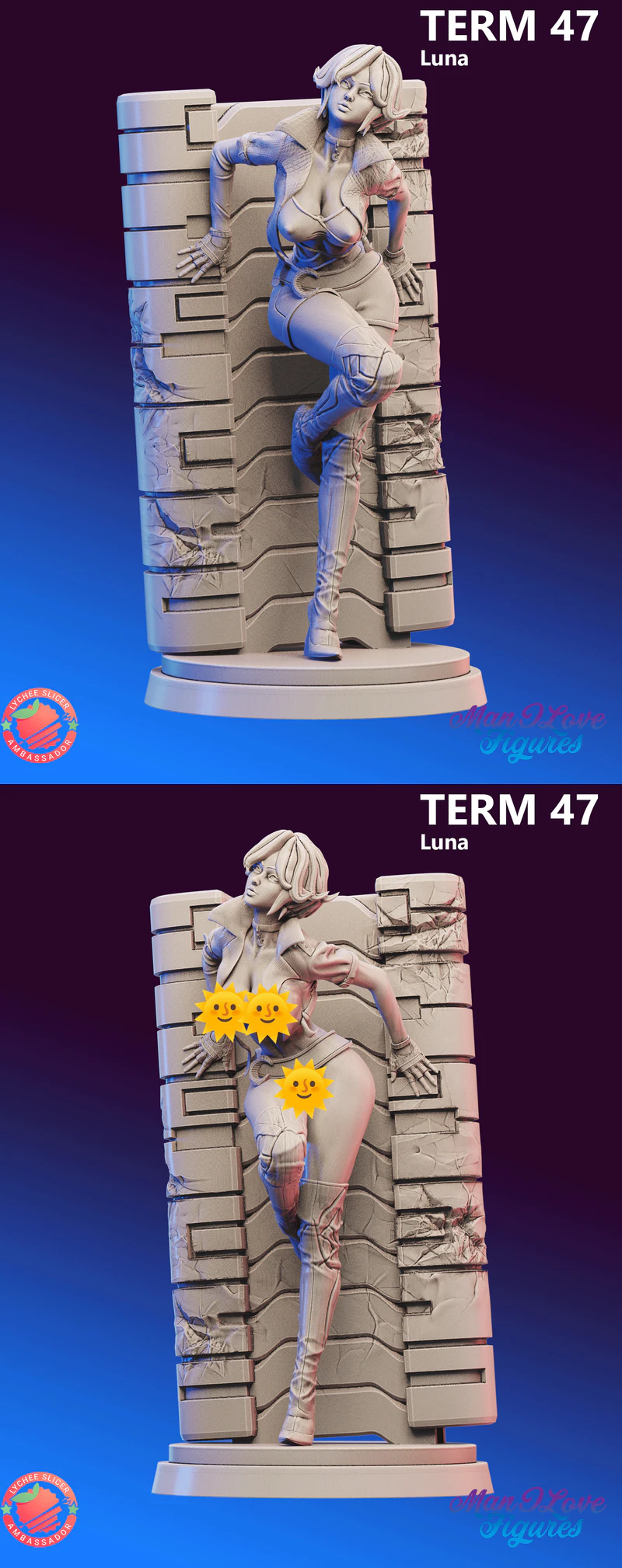 LUNA Marvel Rivals 3D Printable STL Figure STL model for 3D printing