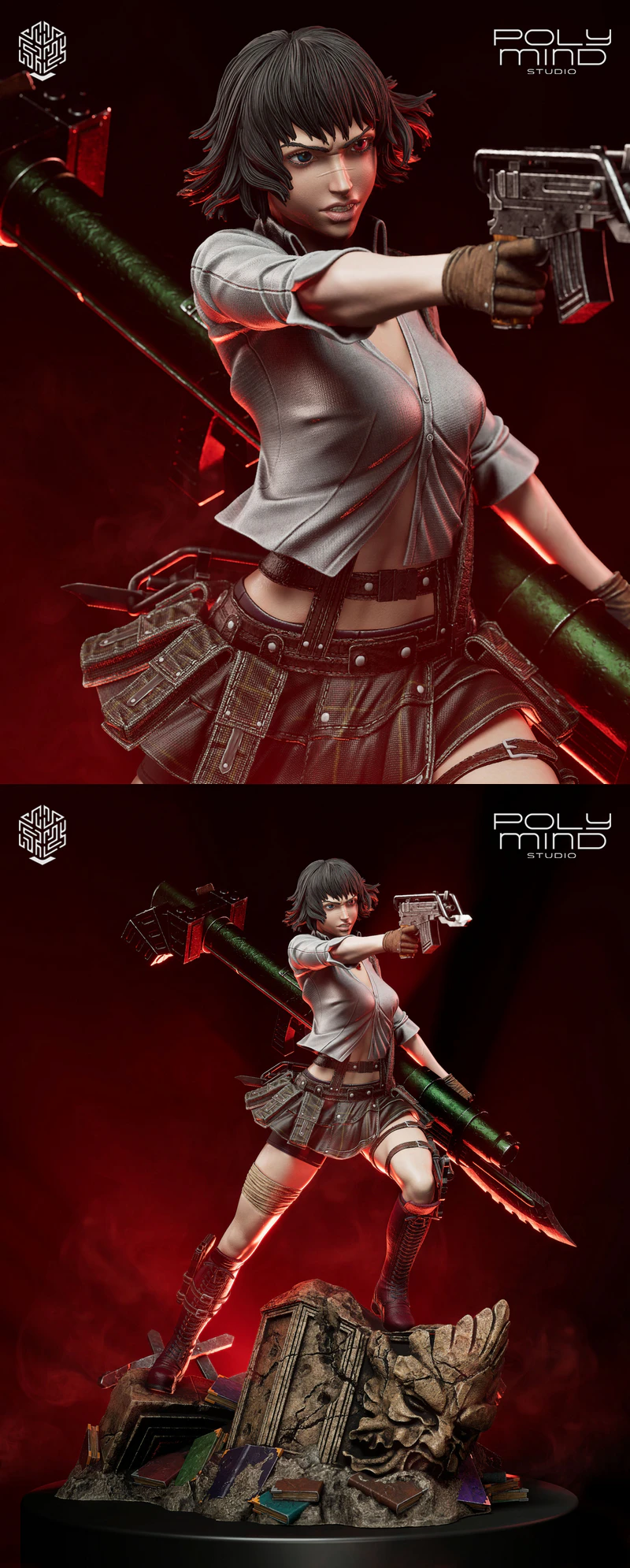 Lady – Devil May Cry STL model for 3D printing