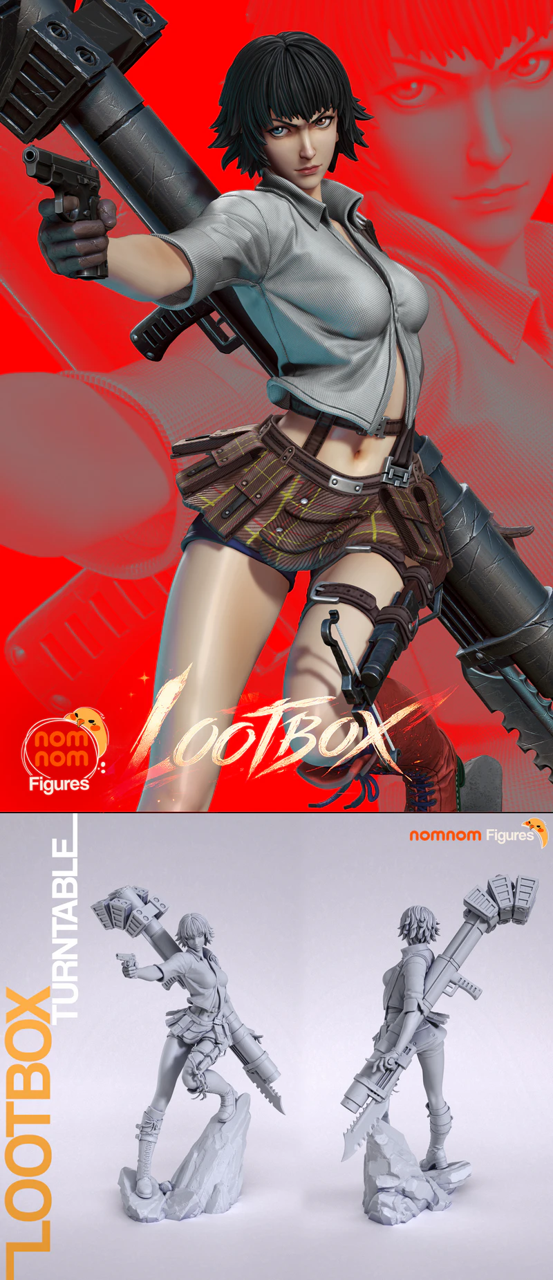 Lady – Devil May Cry STL model for 3D printing