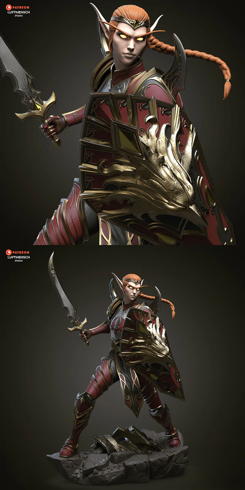 Lady Liadrin STL model for 3D printing