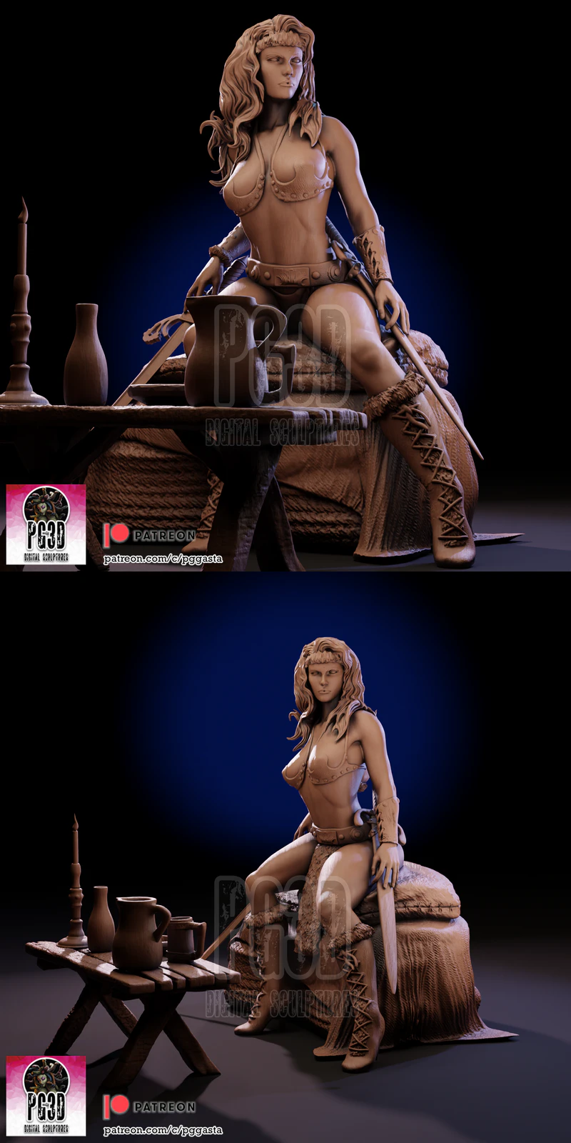 Lana Clarkson – Kaira 3D Printable STL Figure Model STL model for 3D printing