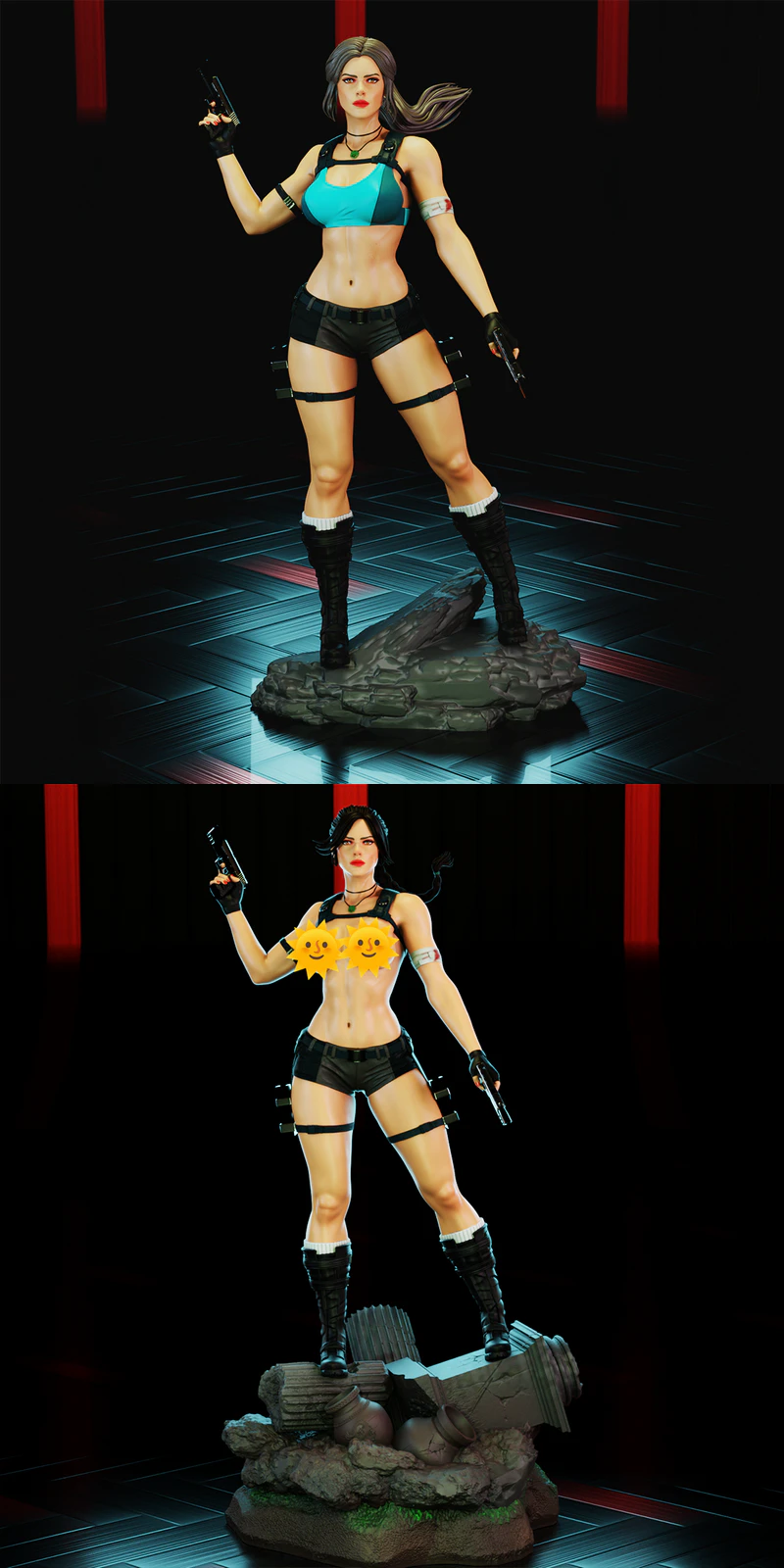 Lara Croft STL Model STL model for 3D printing