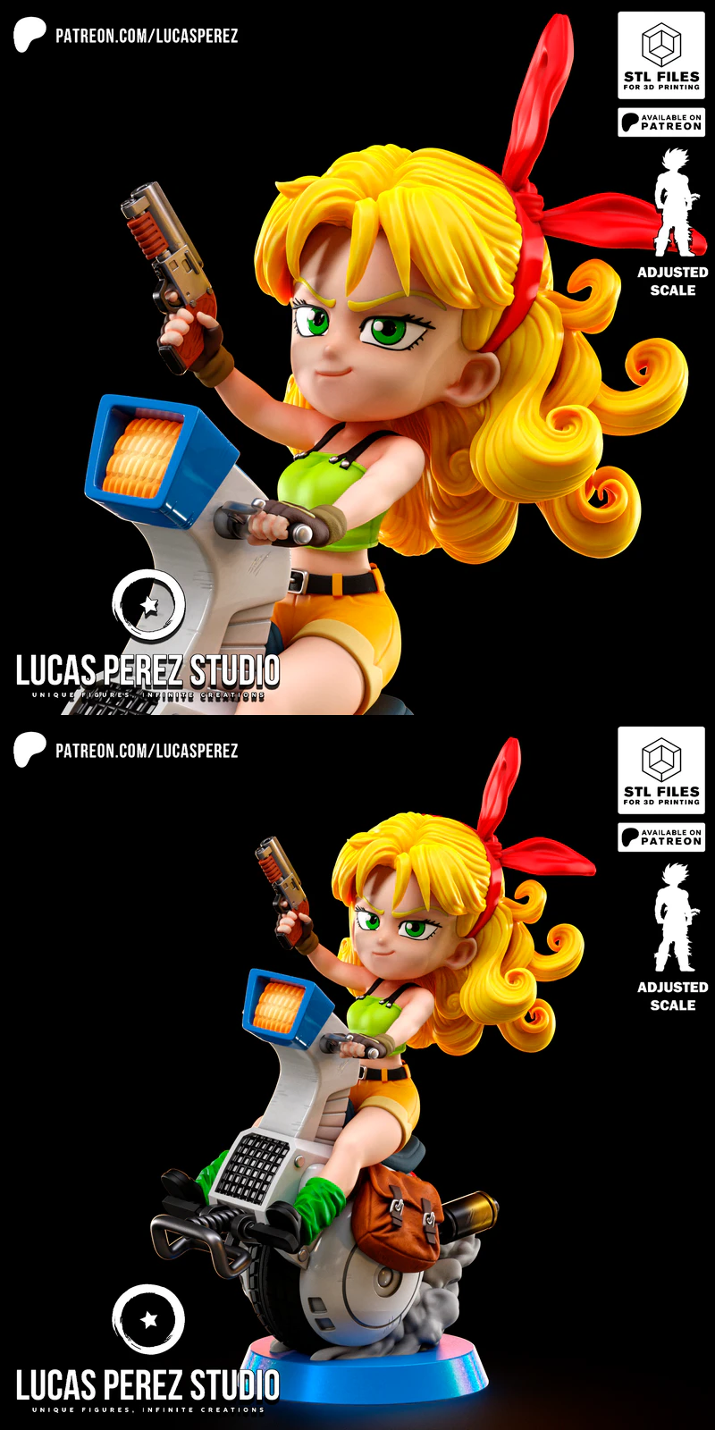 Launch Chibi Character STL File for 3D Printer STL model for 3D printing