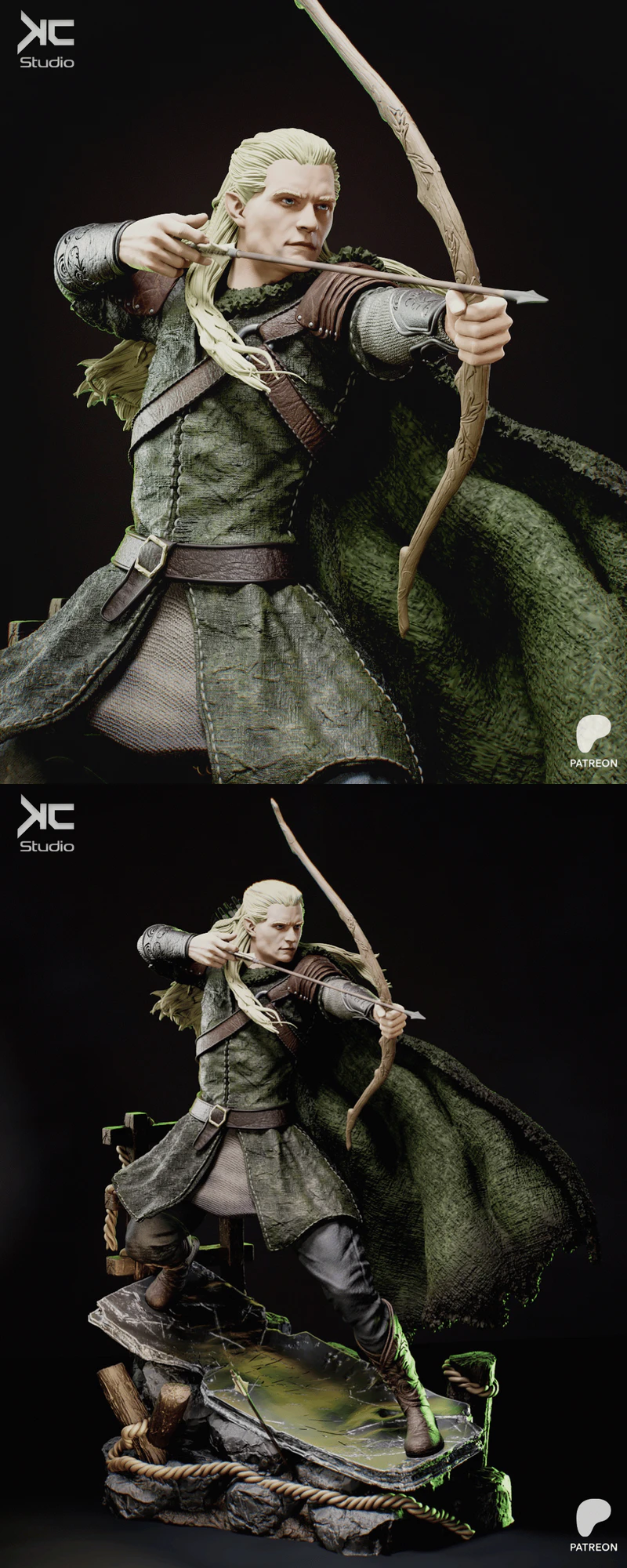 Legolas – LOTR Fanart STL model for 3D printing