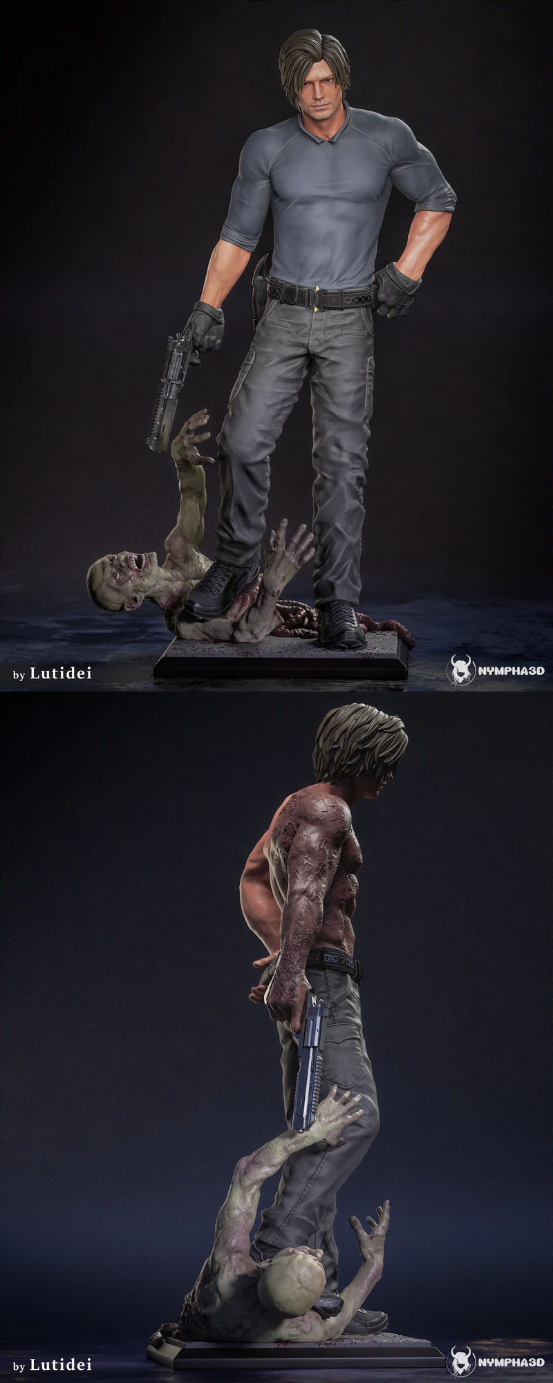 Leon Kennedy STL model for 3D printing