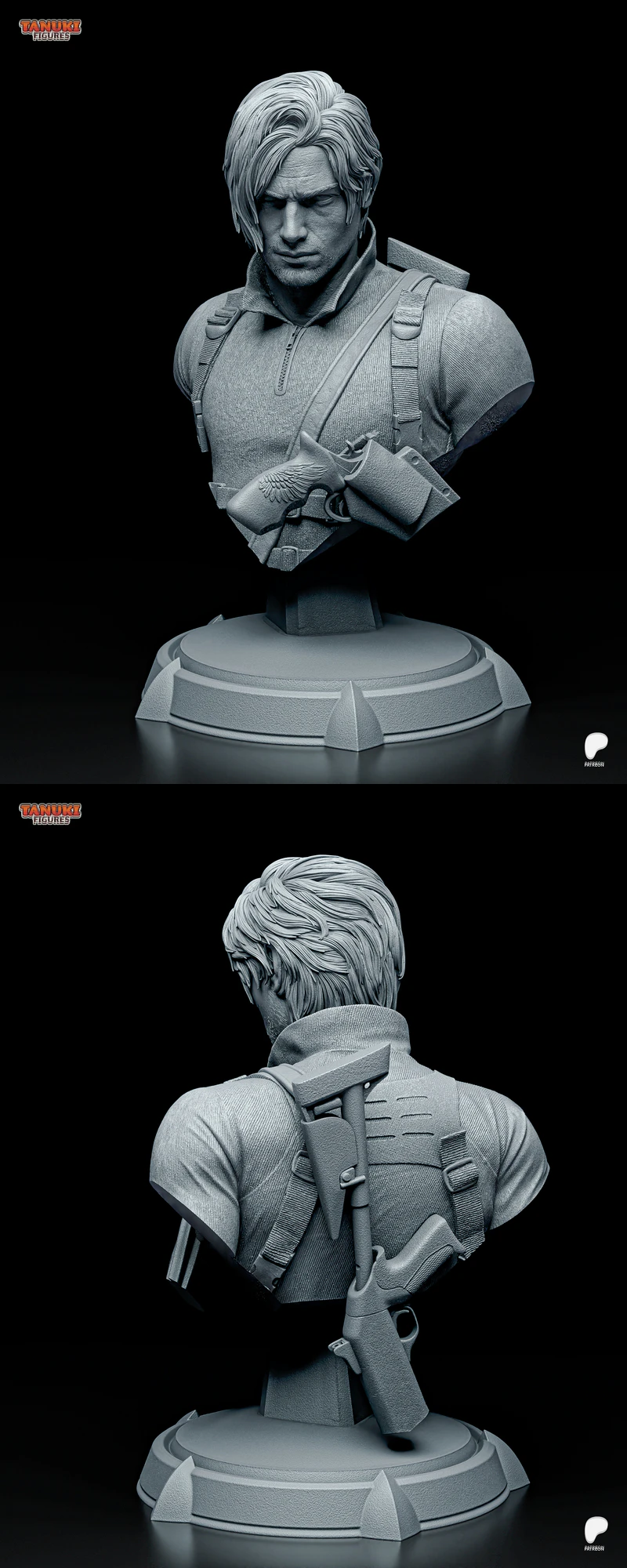 Leon – Residual Evil Requiem – Bust STL model for 3D printing
