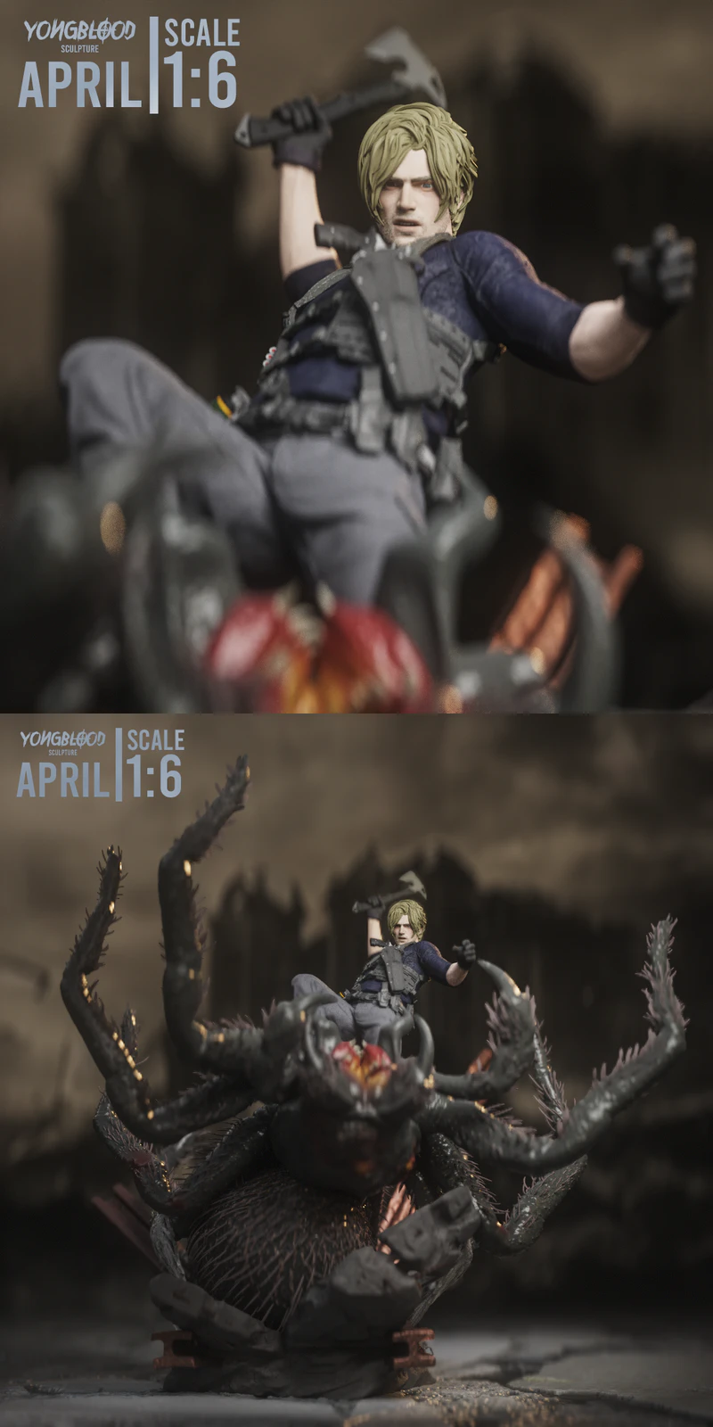 Leon S Kennedy Requiem STL model for 3D printing