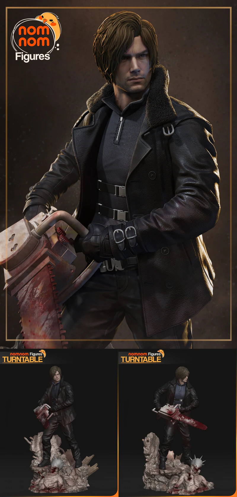 Leon S. Kennedy – Resident Evil STL model for 3D printing