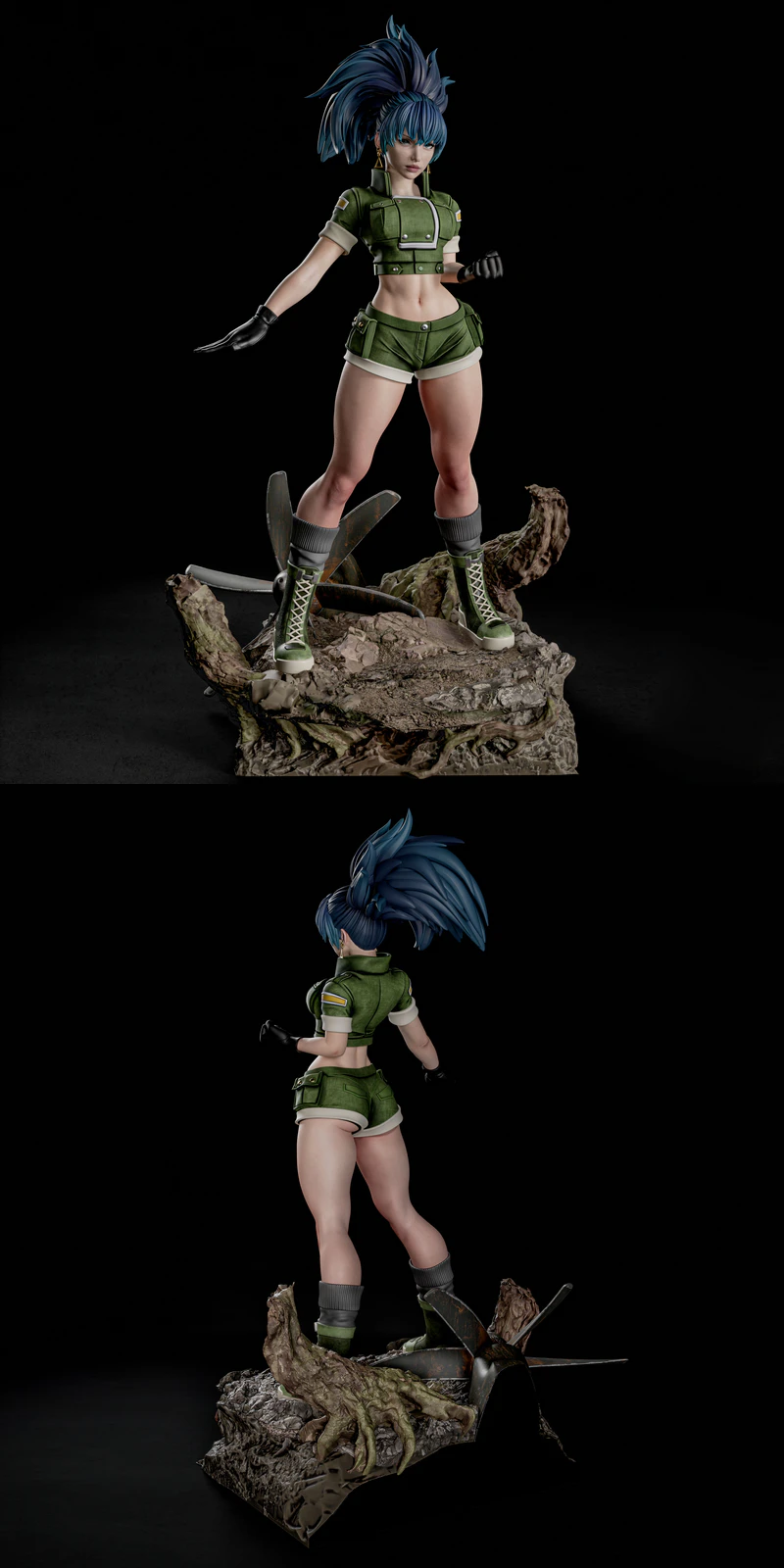 Leona Heidern 3D Printable STL File STL model for 3D printing