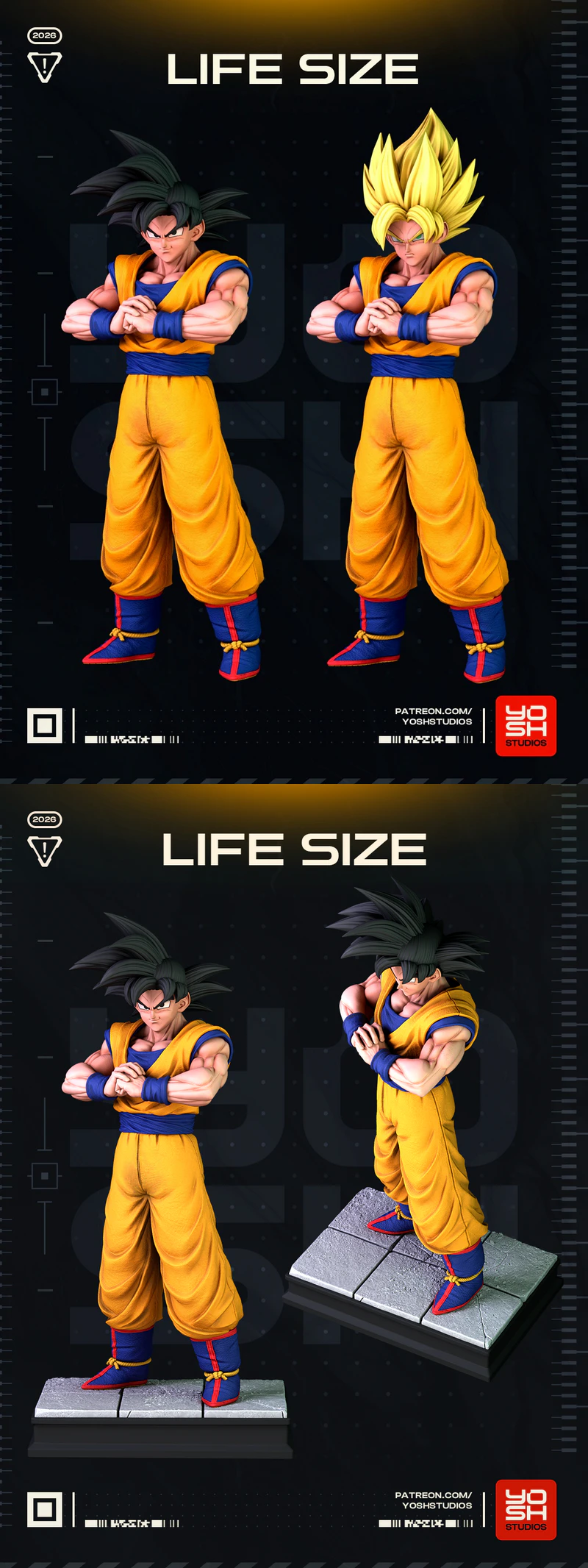Goku – Inspired by Legendary Anime Heroes STL model for 3D printing