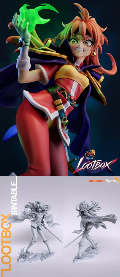 Lina Inverse – Slayers STL model for 3D printing